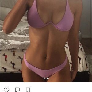 Lilac underwire bikini 💜